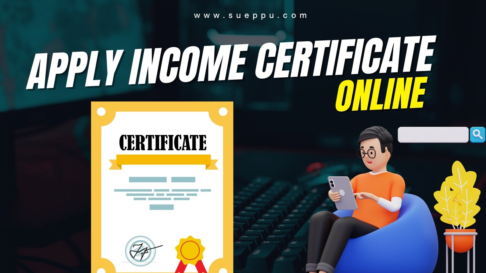 Easy To Apply Income Certificate In Online By 555