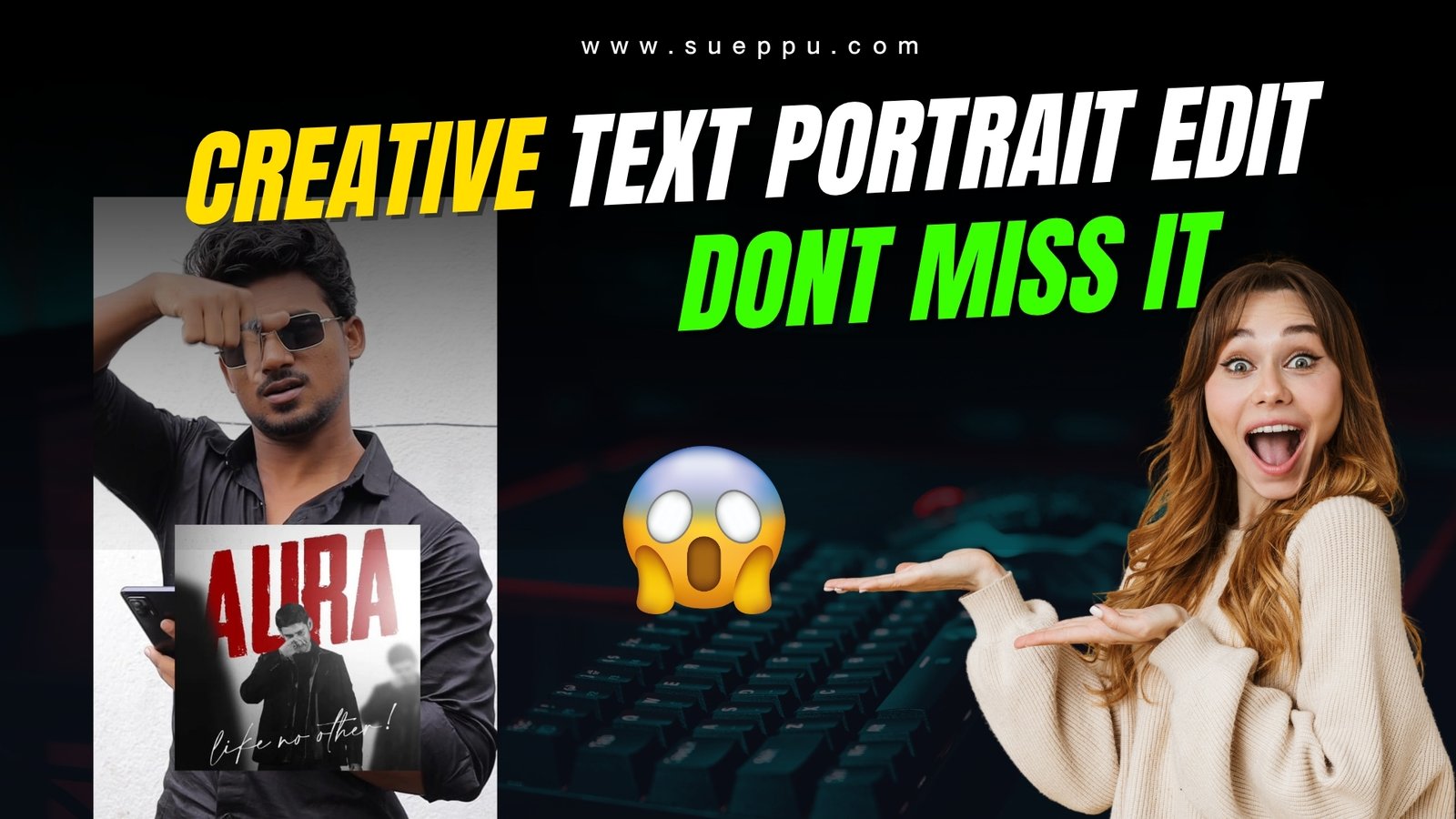 Creative Text Portrait Edit In Picsart By 754