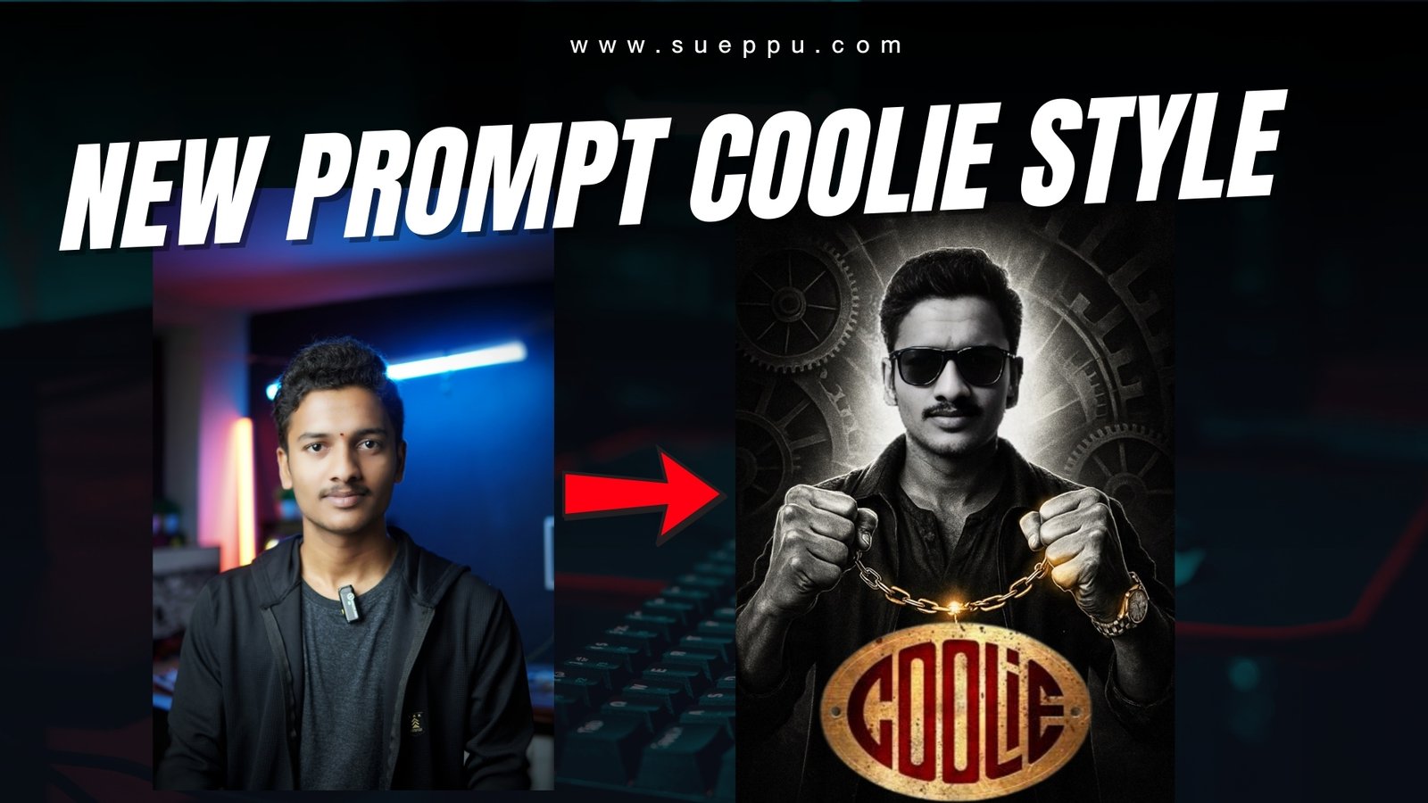 Coolie New Poster Editing Prompt By 755