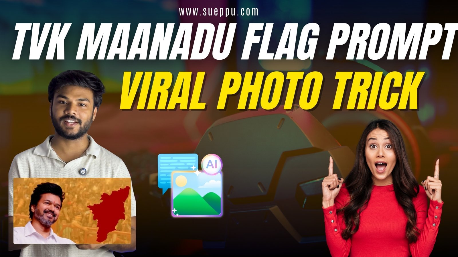 TVK Maanadu Flag Prompt Using ChatGPT AI to Generate Images By 755