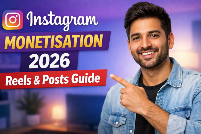 Instagram Monetisation 2026 Complete Guide Using Reels and Posts for Beginners