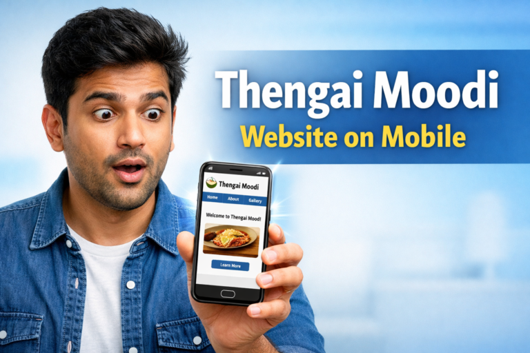Thengai Moodi Website on Mobile: A Simple Guide