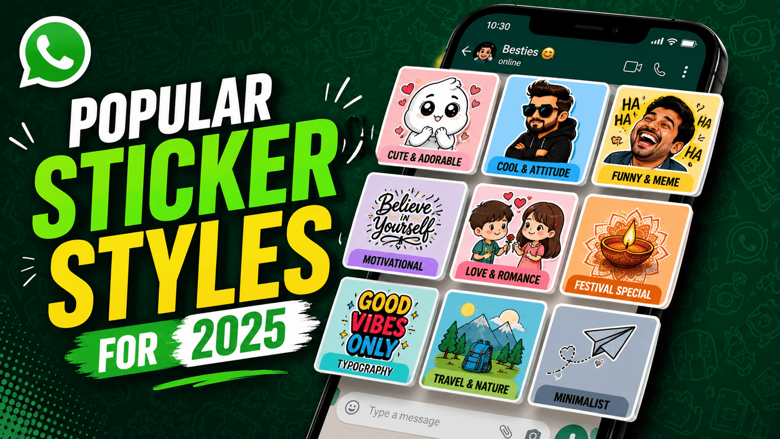 trending WhatsApp stickers
