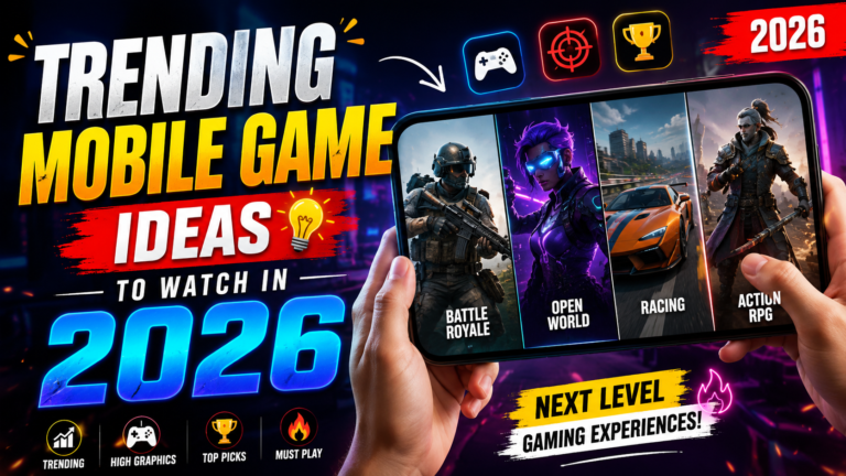 Trending Mobile Game Ideas To Watch In 2026