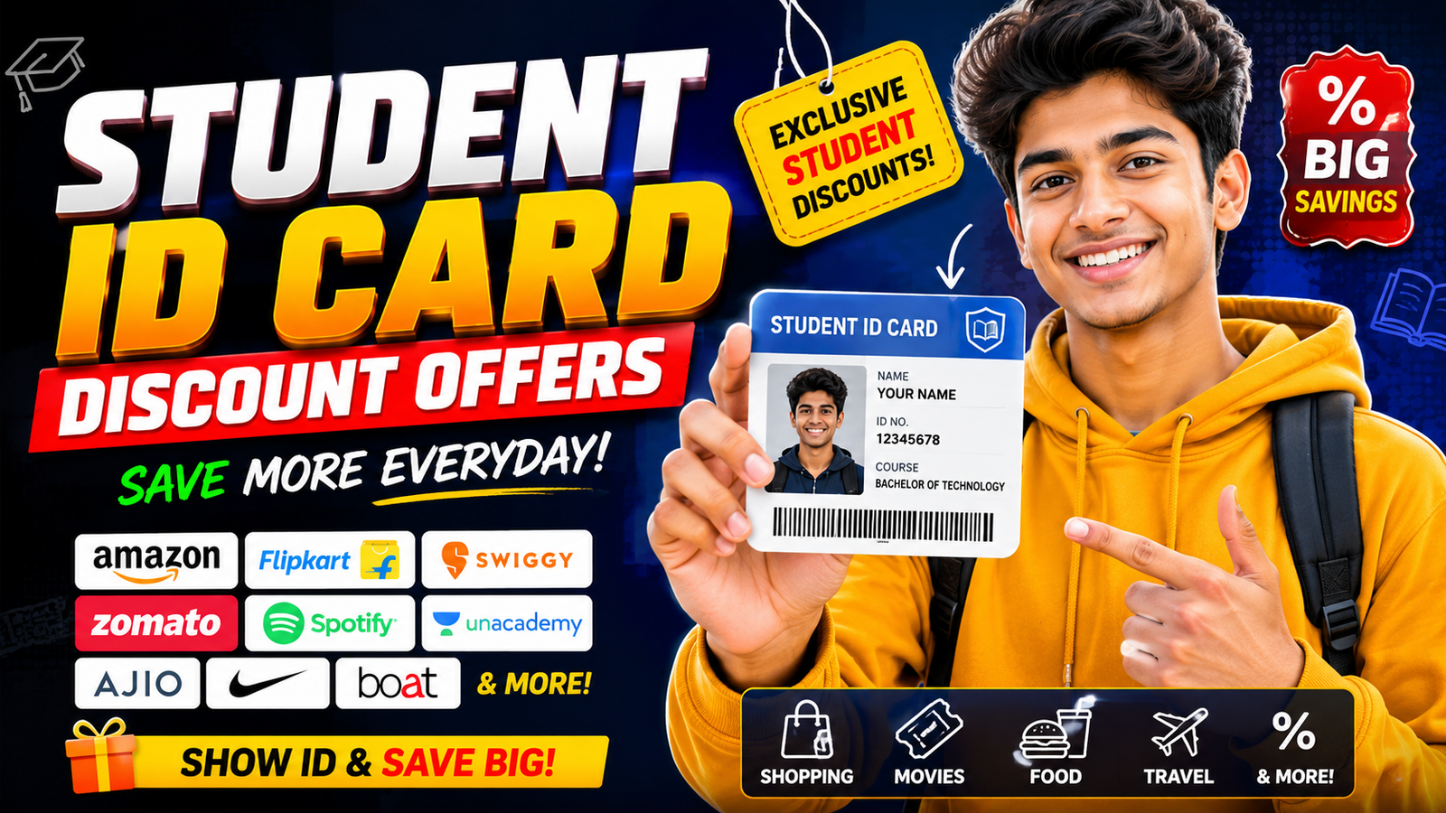 student ID card discount offers